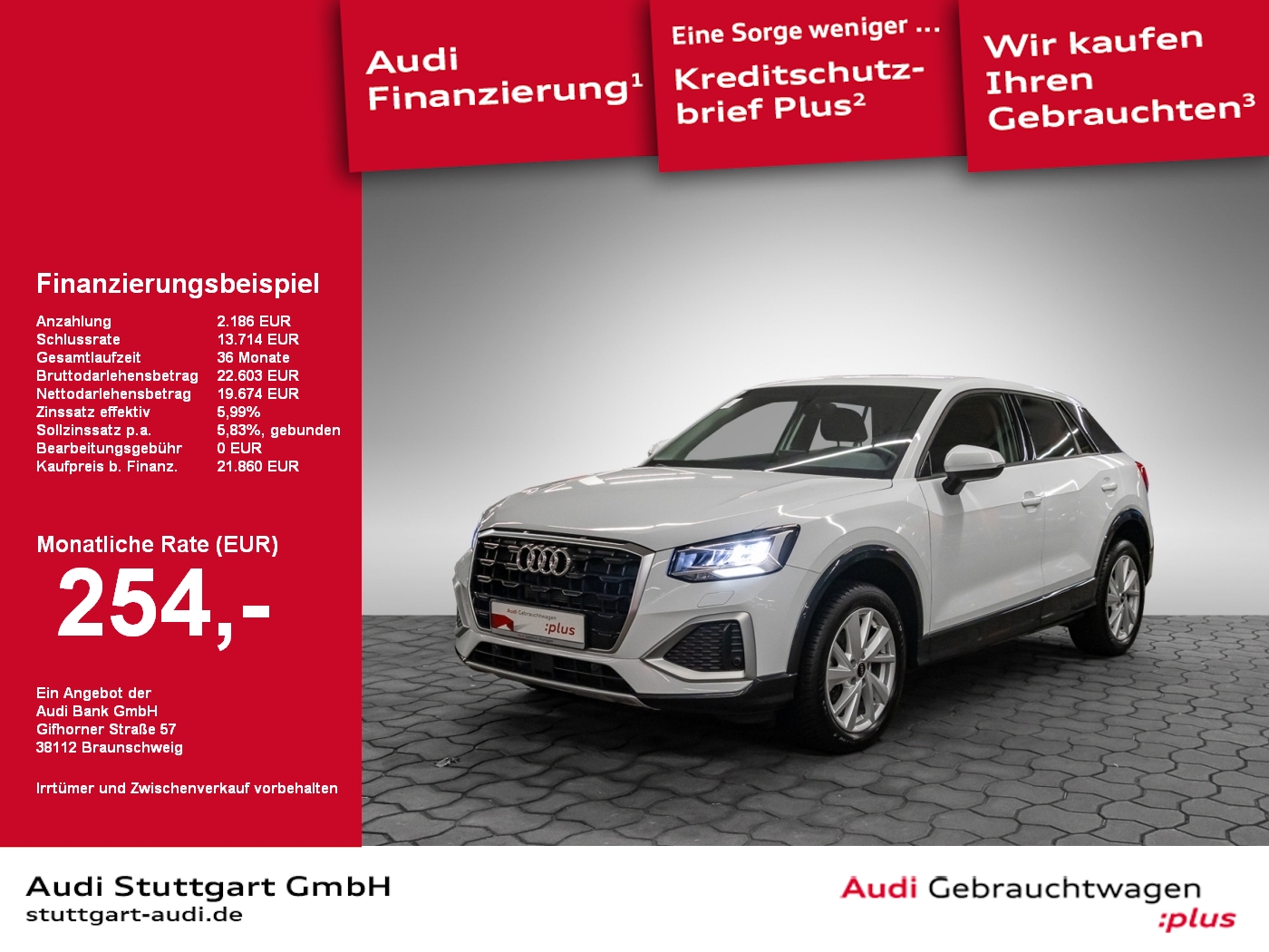 Audi Q2 30 TFSI advanced Komfortpakete