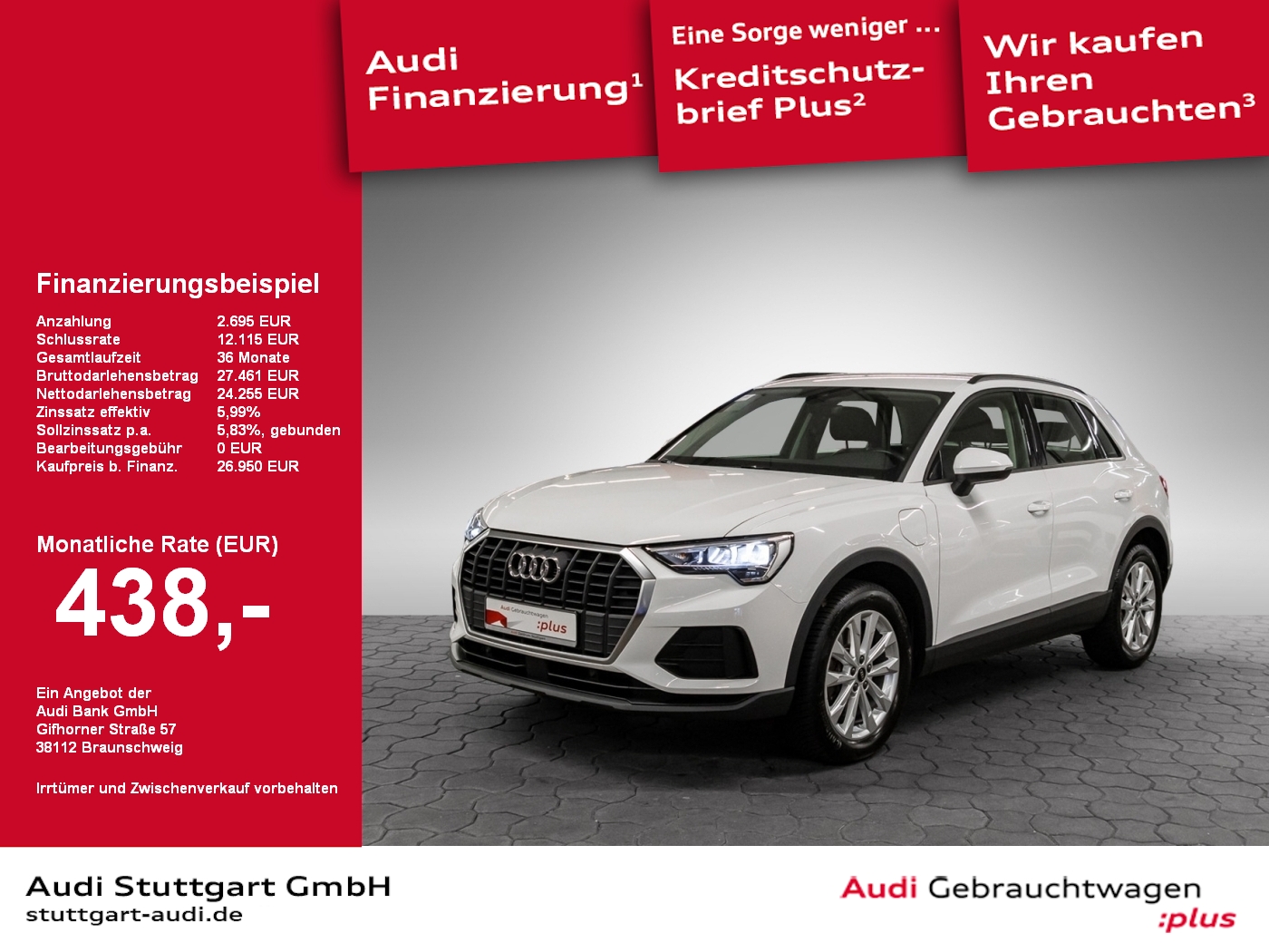Audi Q3 45 TFSI e VC