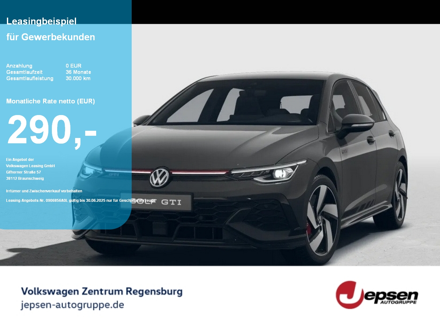 Golf GTI Clubsport | ab 290,- netto mtl. leasen