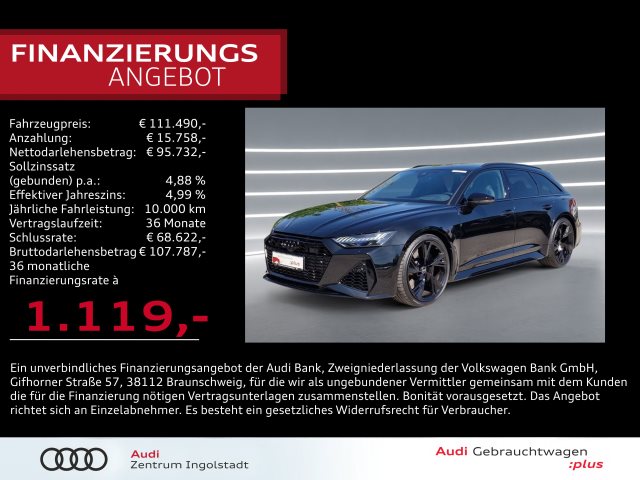 RS 6 Avant LASER RS-AGA Allradlenk. 22" NP:152T