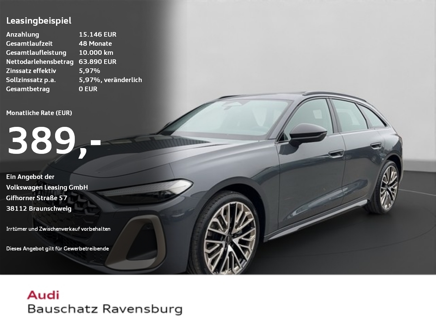 A5 Avant TFSI quattro edition one