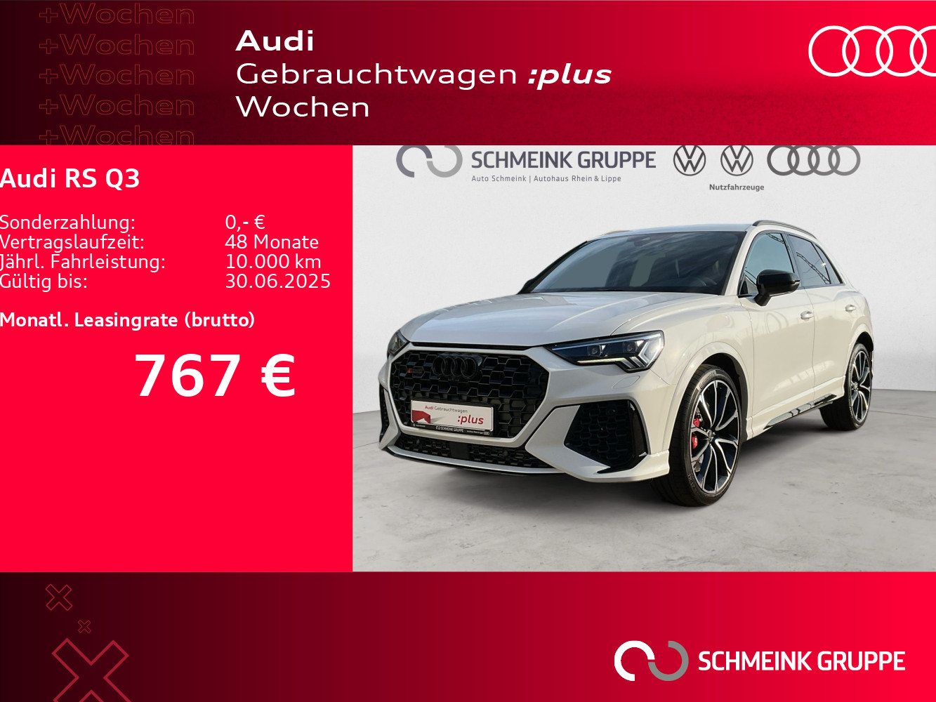 RS Q3 Nappa 360° AHK Sonos 280 km/h Fahrwerk RS+