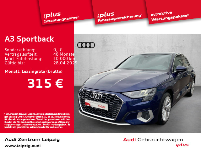 A3 Sportback 40 TFSI e-tron advanced *Pano*Navi*