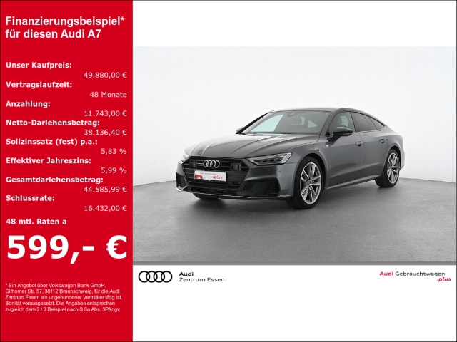 A7 Sportback 50 TFSI e quattro S-Line S-TRONIC NAV PLUS RÜFA SHZ PDC FSE MUF