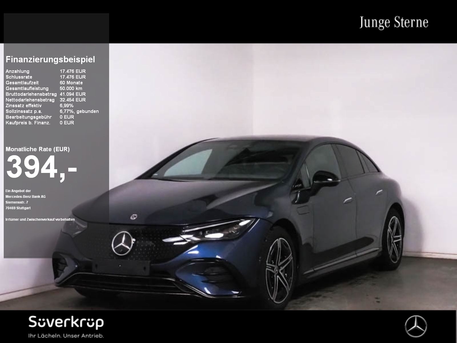 Mercedes-Benz EQE 300 BURM AMG PREMIUM NIGHT SPUR