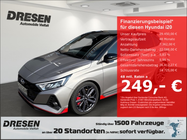 i20 N Performance 1.6 T-GDI ASSISTENZ-PAKET LED NAVI SPORT