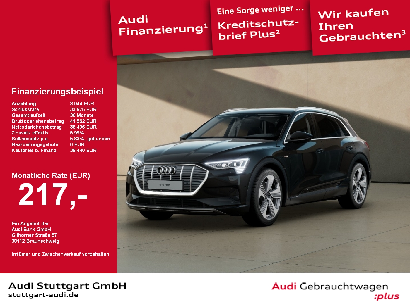 Audi e-tron Advanced 55 qu