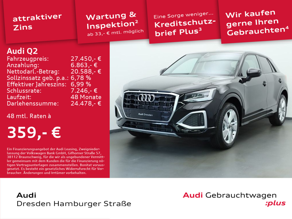 Q2 advanced 30 TFSI Schaltgetriebe
