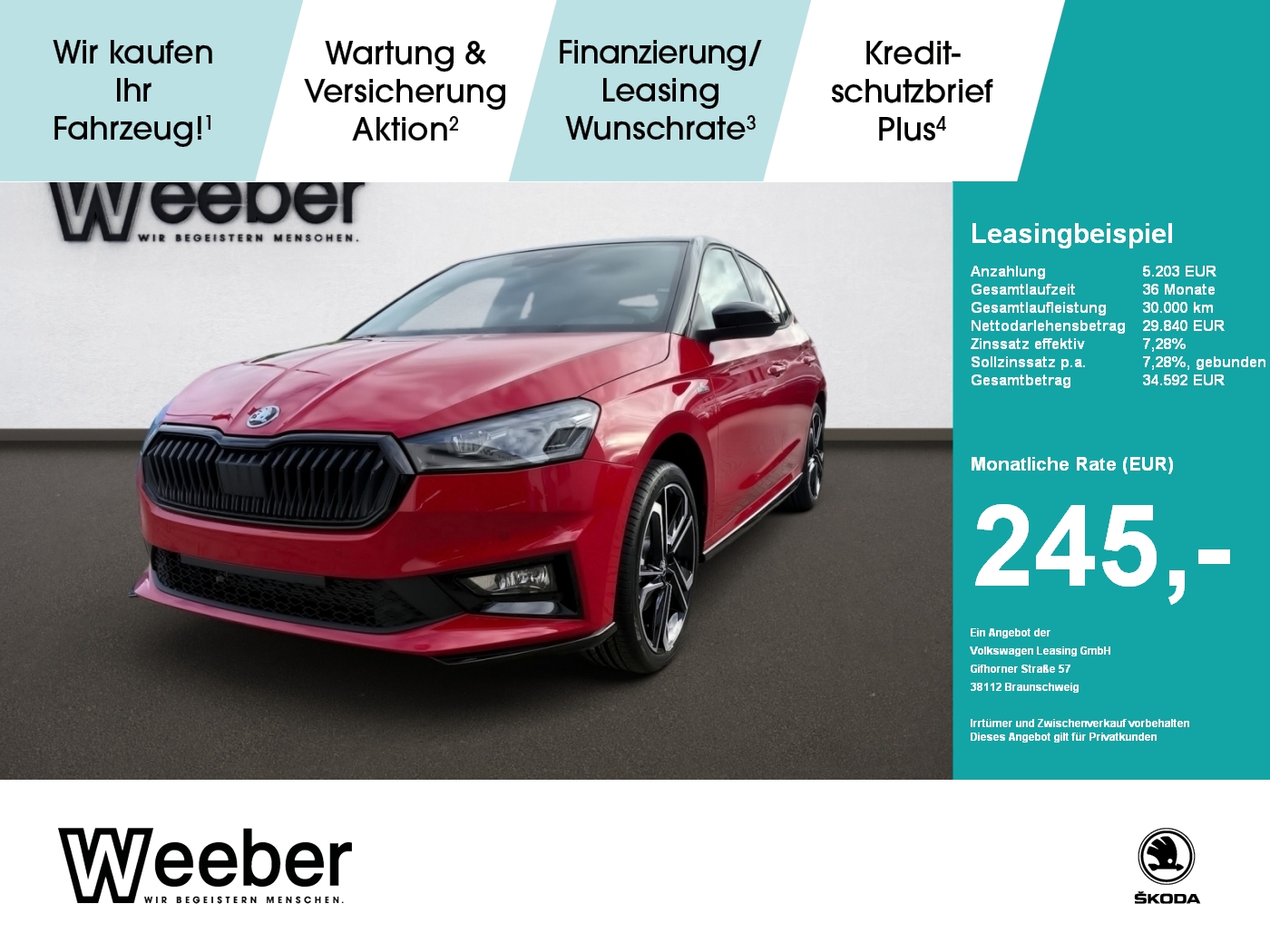 Fabia 1.5 TSI DSG Monte Carlo Navi LED Kamera