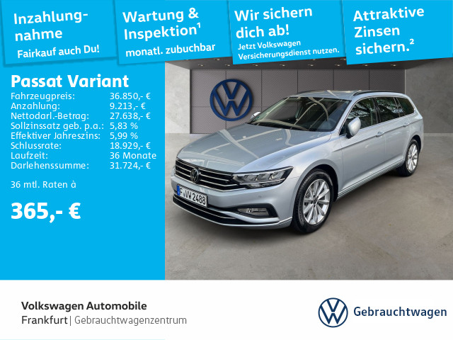 Volkswagen Passat Variant 2.0 TDI Business FrontAssist