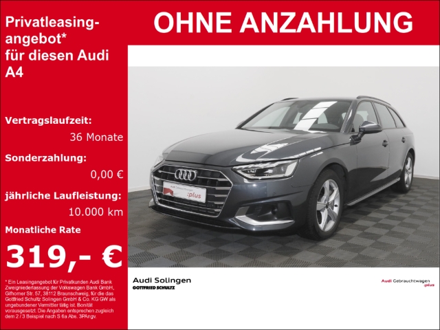 Audi A4 Avant 40 TFSI advanced Tour