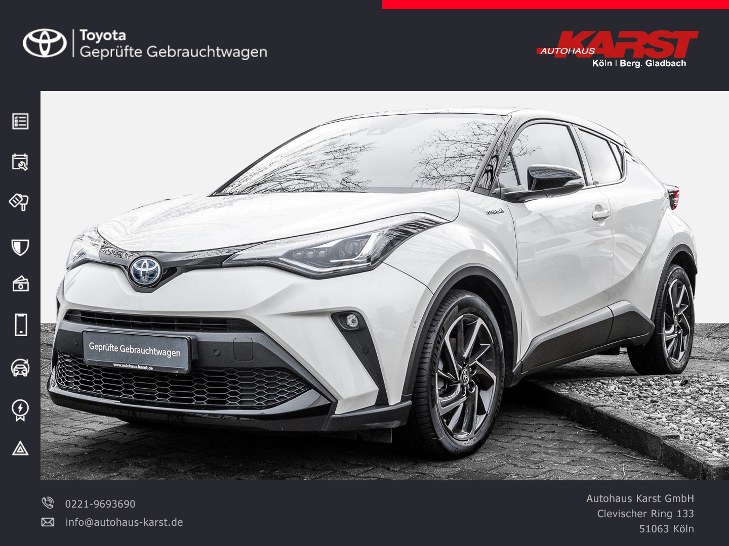 Toyota C-HR 2.0 -l-Hybrid Style Apple Android