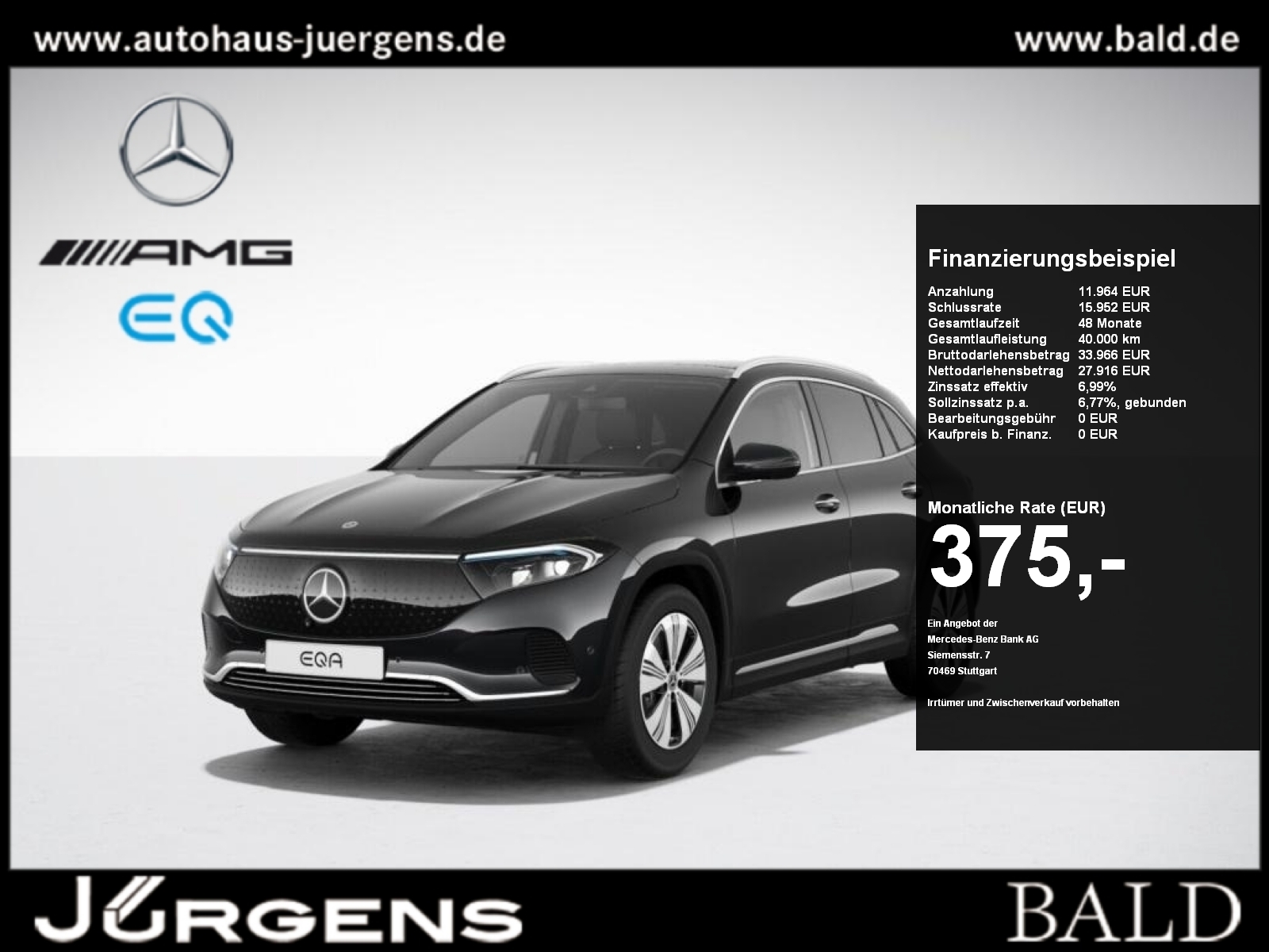Mercedes-Benz EQA 300 Progressive Winter