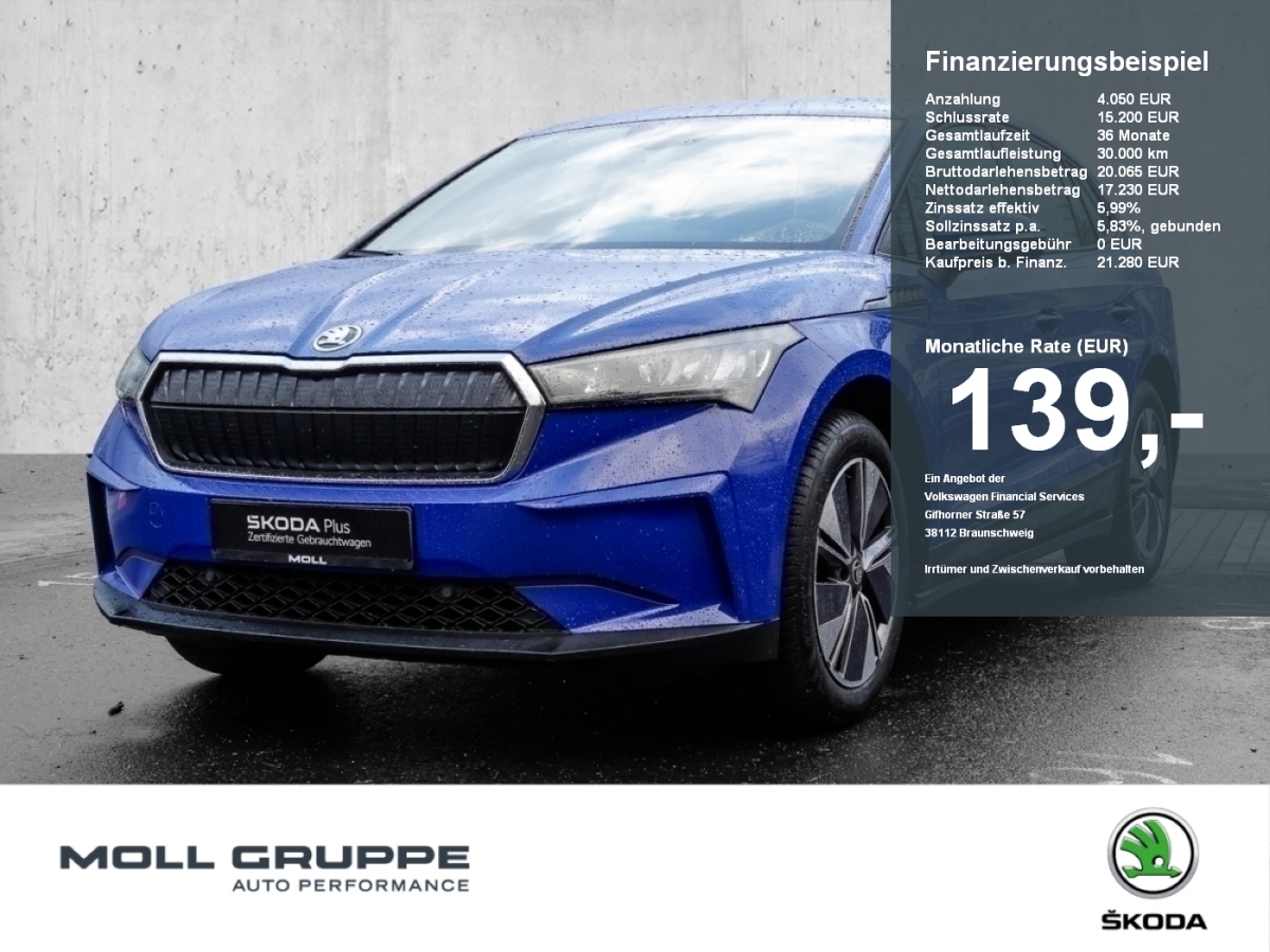 Enyaq 50 NAVI LED LM SPURH KLIMAA SOUNDSYS VICO
