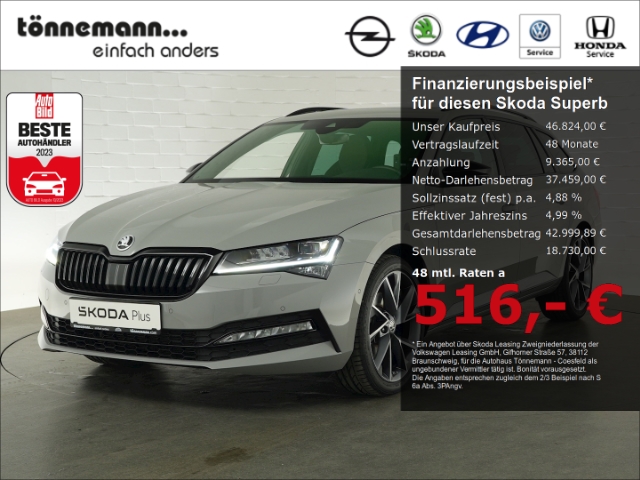 Skoda Superb COMBI SPORTLINE TDI SITZ