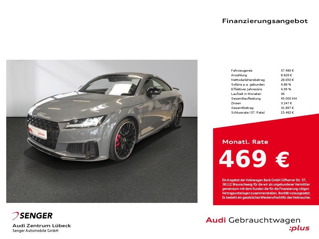 TT Coupé 45 TFSI S line Competition Navi virtual