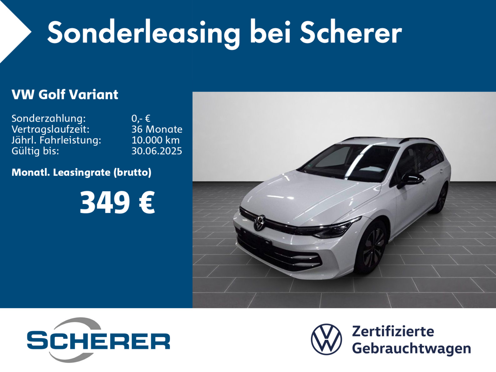 Golf VIII Variant GOAL 2.0 TDI DSG AHK MATRIX 360°KAMERA