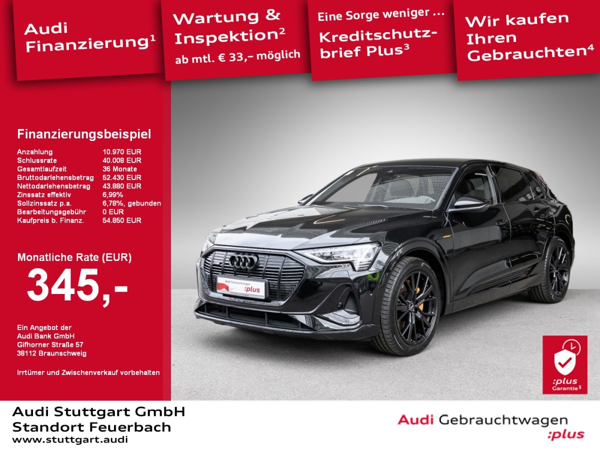 Audi e-tron 55 qu S line Black Edition
