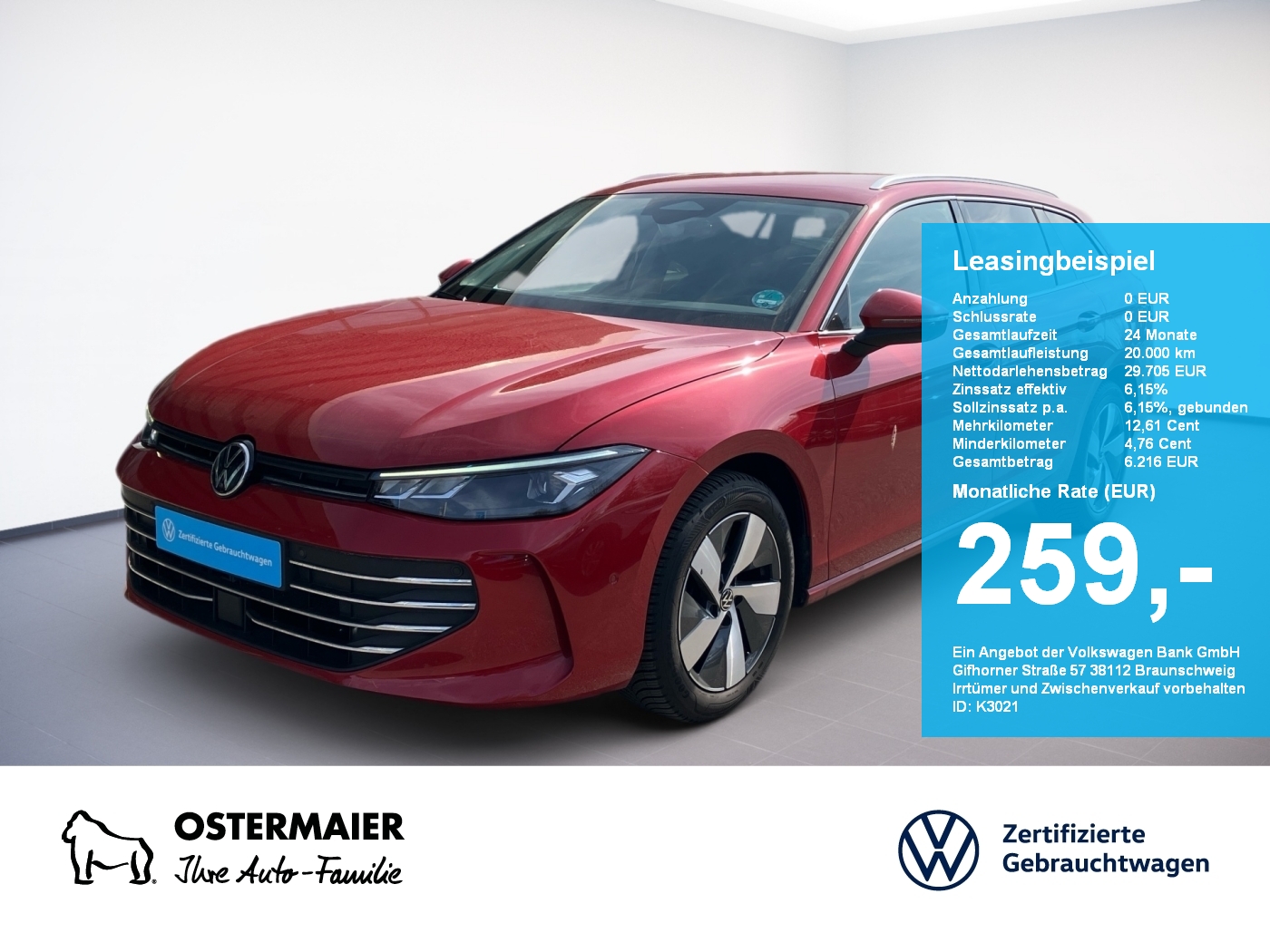 Volkswagen Passat Variant 1.5 TSI BUSINESS 150PS AREA-VIEW 17 IQ-DRIVE