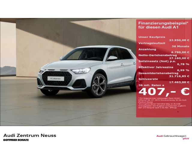 Audi A1 ALLSTREET 30 TFSI digitales Scheinwerferreg verfügbar