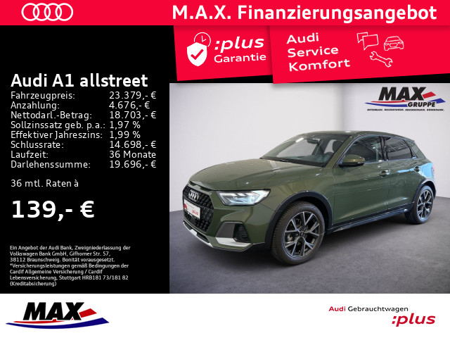 A1 allstreet 25 TFSI LED+VC+SITZHEIZUNG+TEMPOMAT