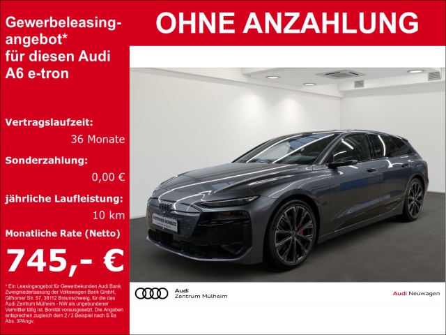 A6 e-tron Avant performance 270 kW edition one beigeHUD Luftfederung AD Panorama Digitales Cockpit