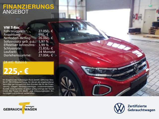 T-Roc Cabrio 1.5 TSI STYLE ST.HEIZ LED+ SITZH VIRTUAL