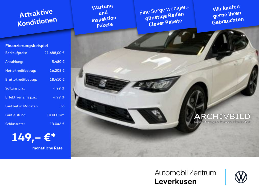 Ibiza DSG VIRT KAM LED SHZ KEYLESS PDC ACC