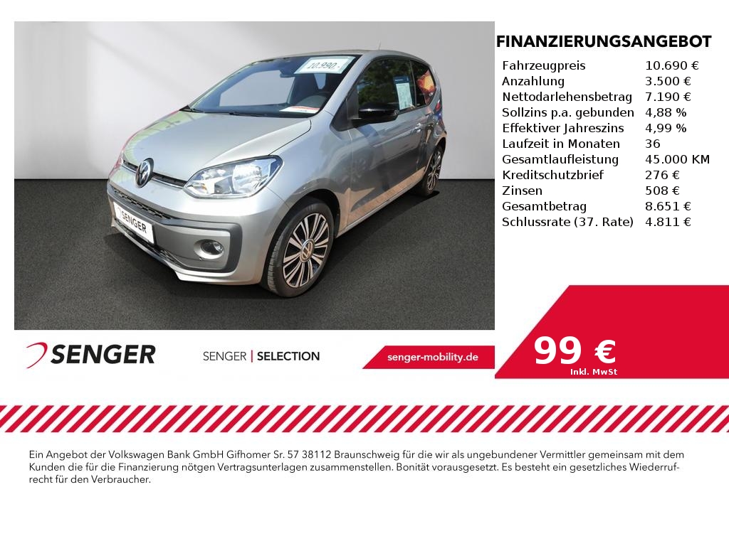 Volkswagen up 1.0 MPi United Maps&More