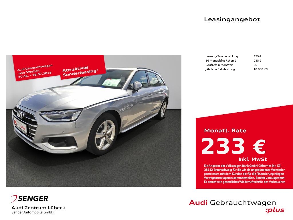 A4 Avant 40 TFSI AHK Voll-LED NAVI Panorama 