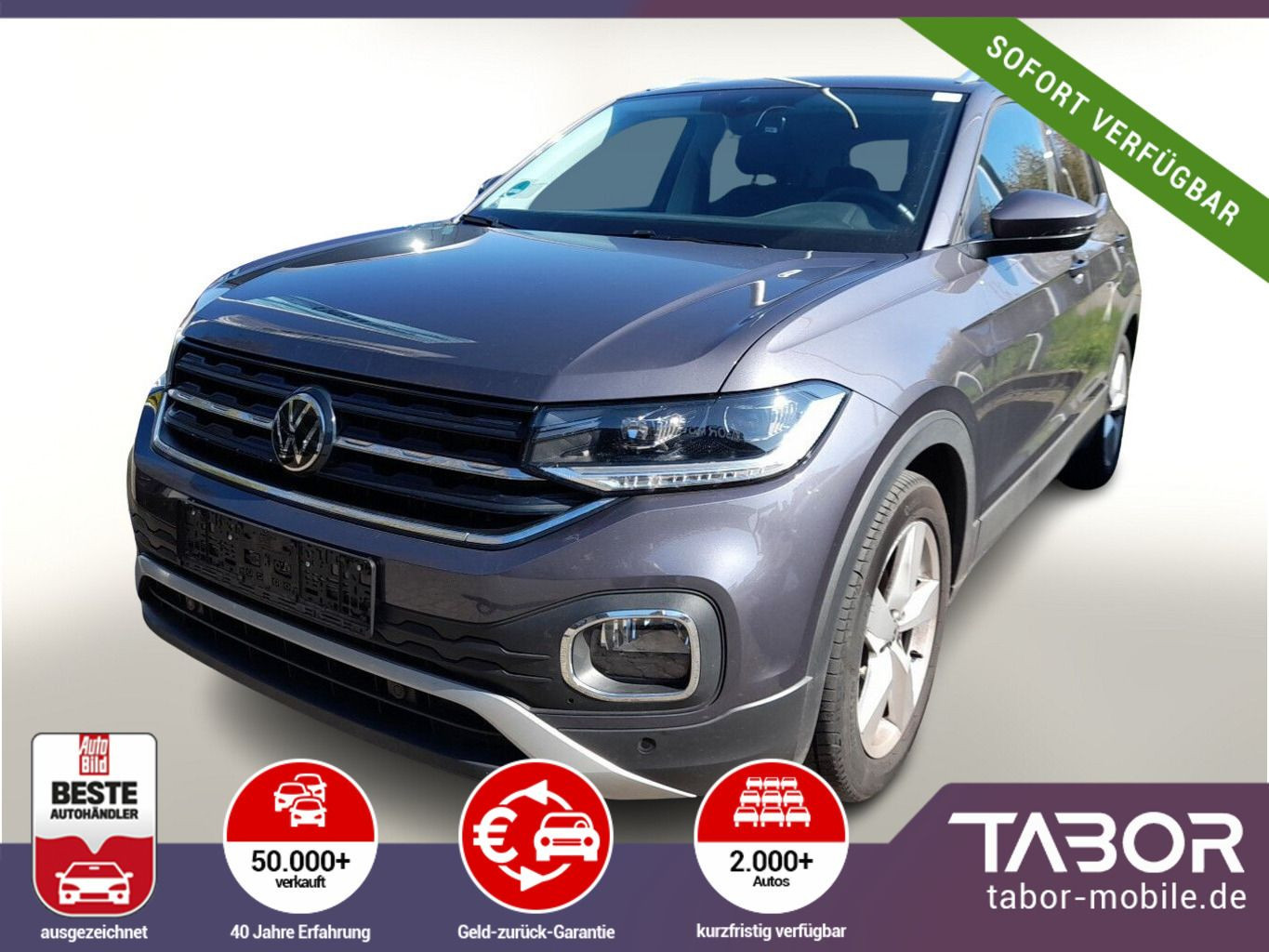 T-Cross 1.0 TSI 110 DSG Style Kam SHZ ACC PrivG