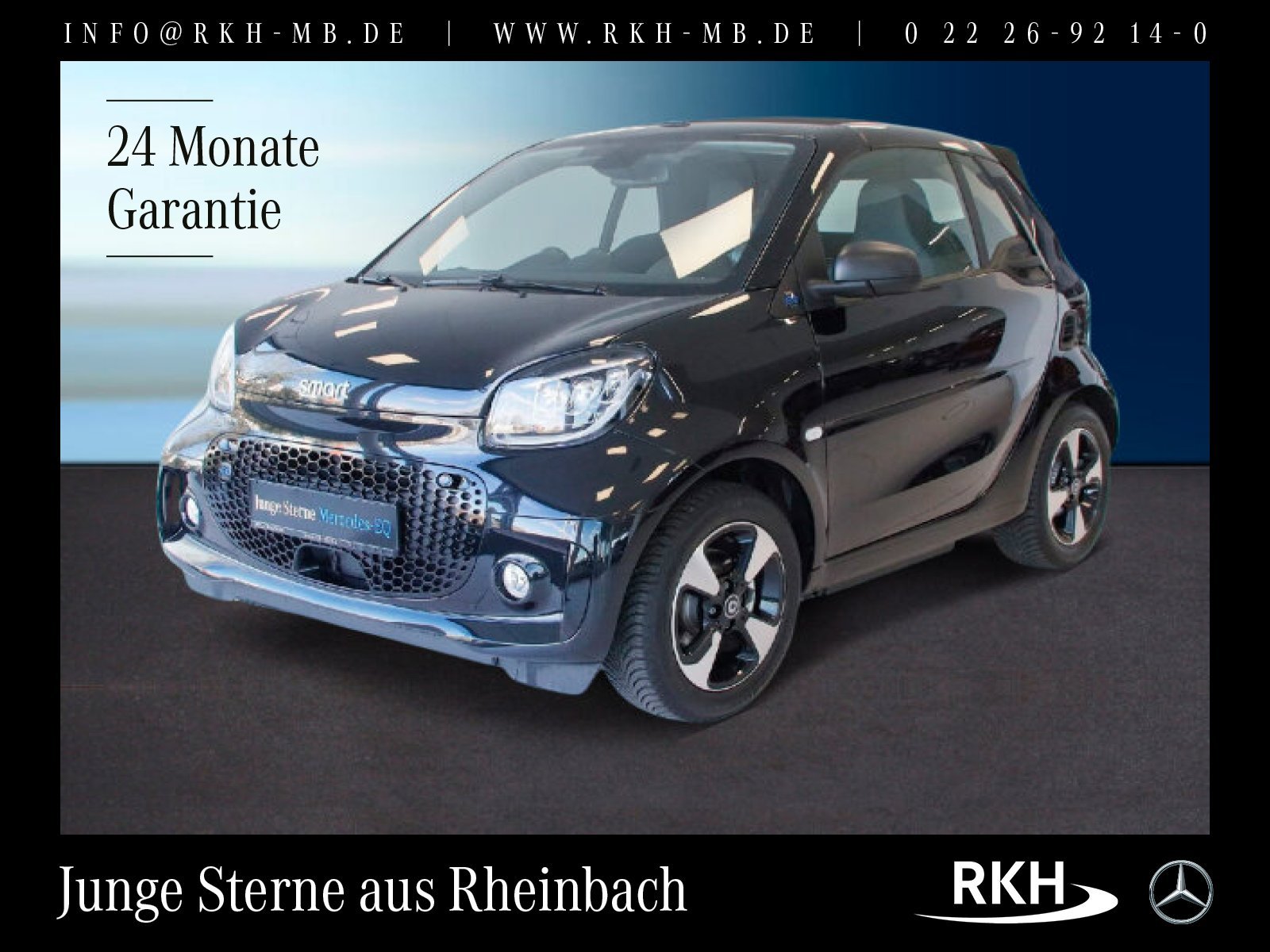 smart EQ fortwo cabrio 22kW-Bordl