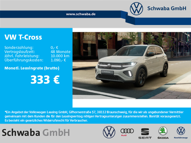 T-Cross R-Line 1.5 l TSI DSG *MATRIX*AHK*ACC*KAM