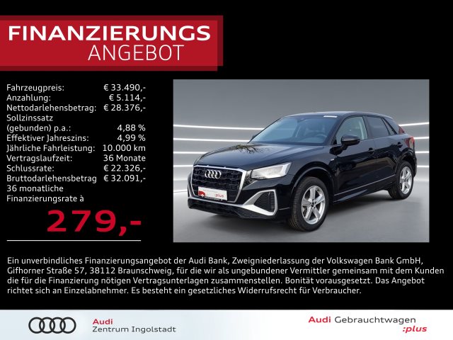 Q2 S line 35 TDI AHK SONOS Keyless virtual GRA