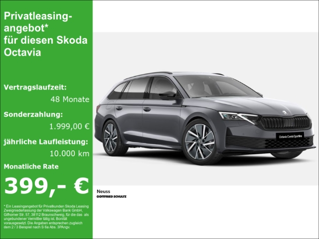 Skoda Octavia COMBI SPORTLINE 1 5TSI 150 MHEV RÜFA