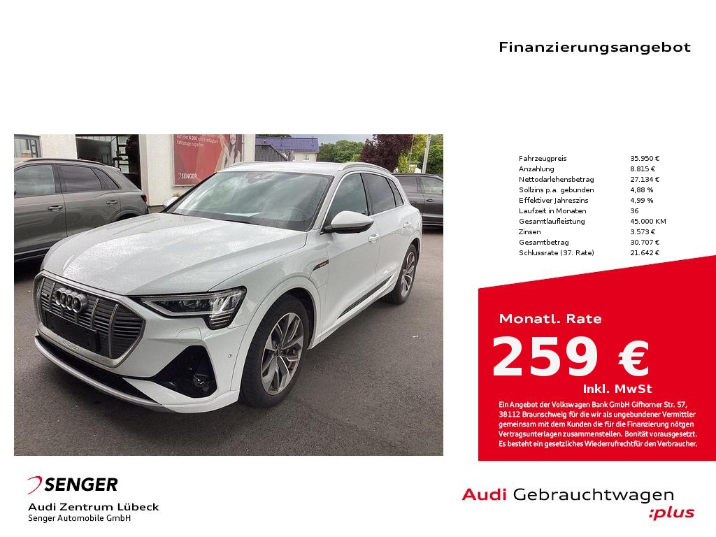 e-tron 50 S line quattro Navi Matrix AHK Luftfe.