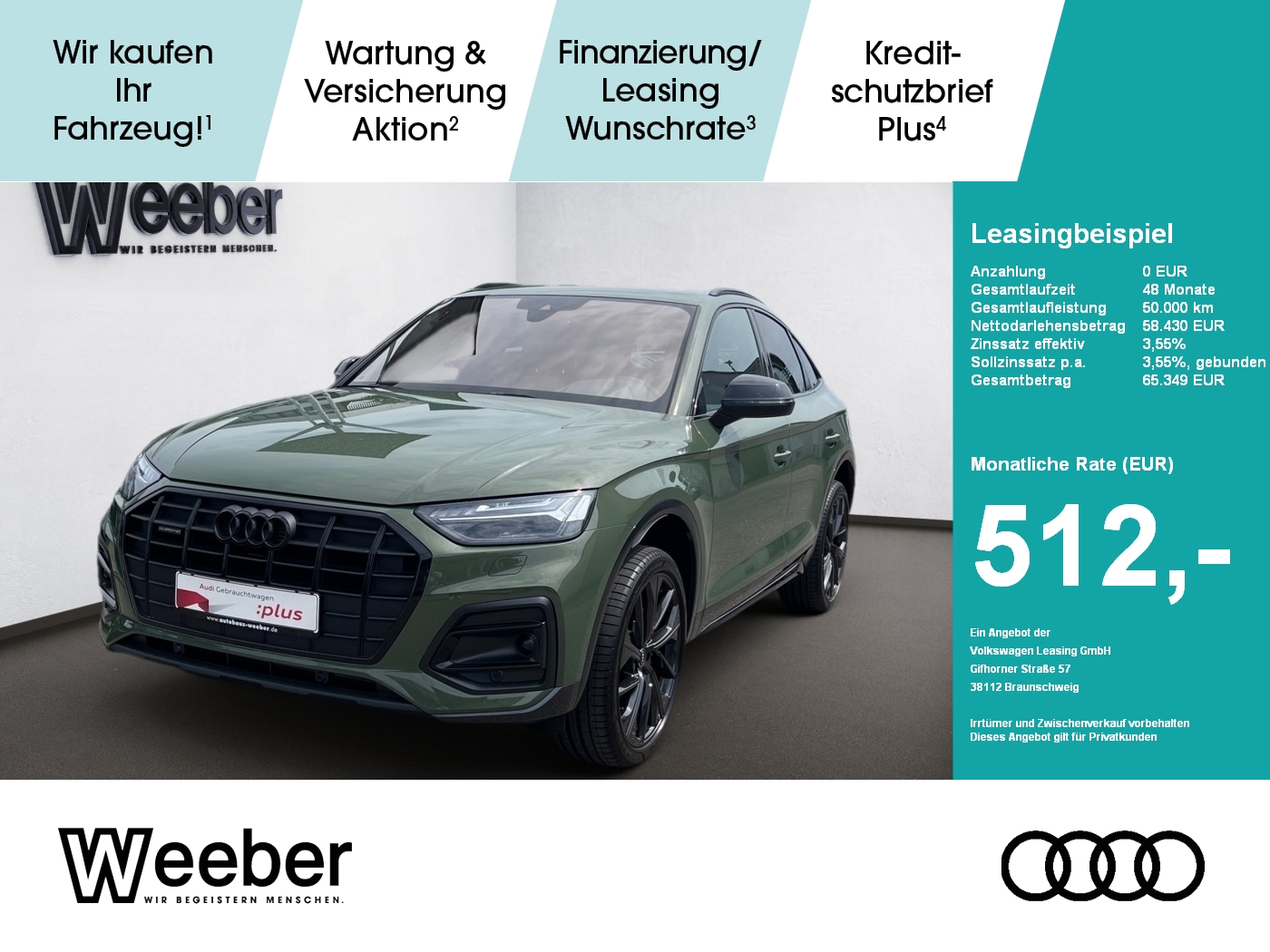 Q5 Sportback advanced HUD*PANO*MATRIX*NAVI*LEDER*5J GAR