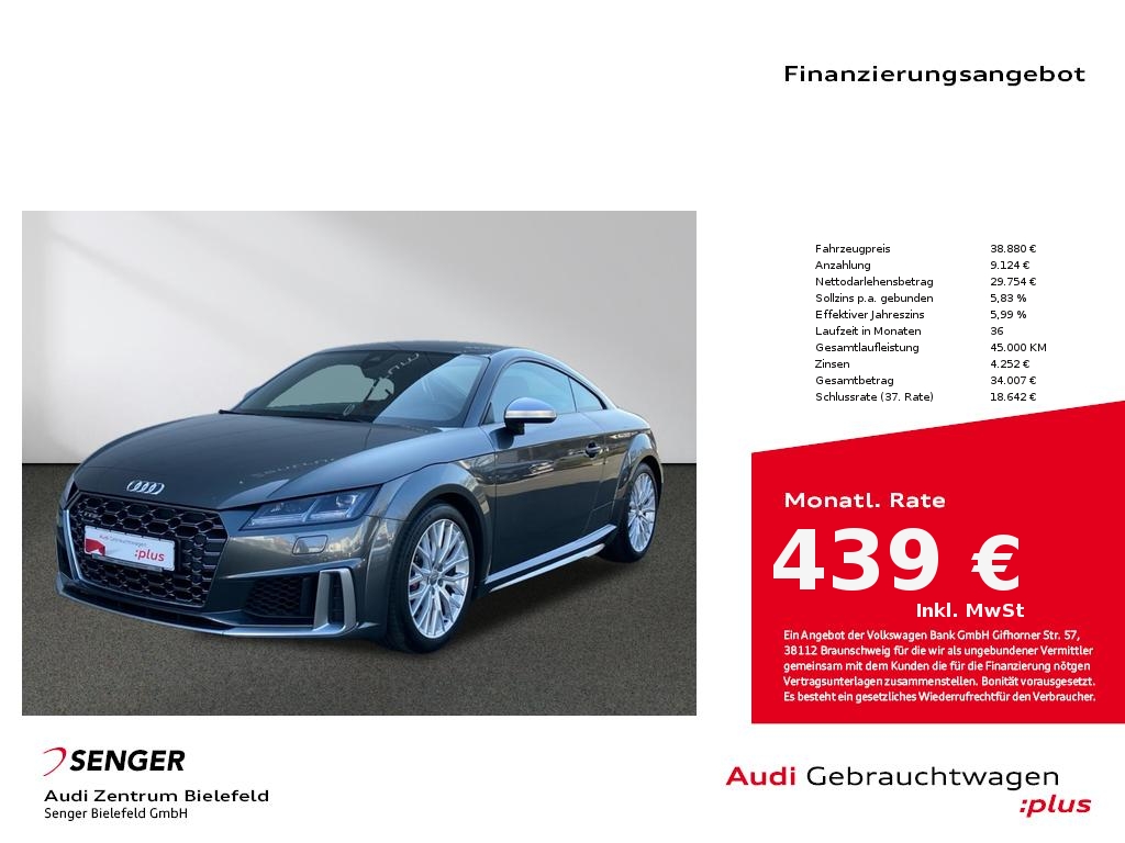Audi TTS 2.0 TFSI Coupé Connectivity-Paket