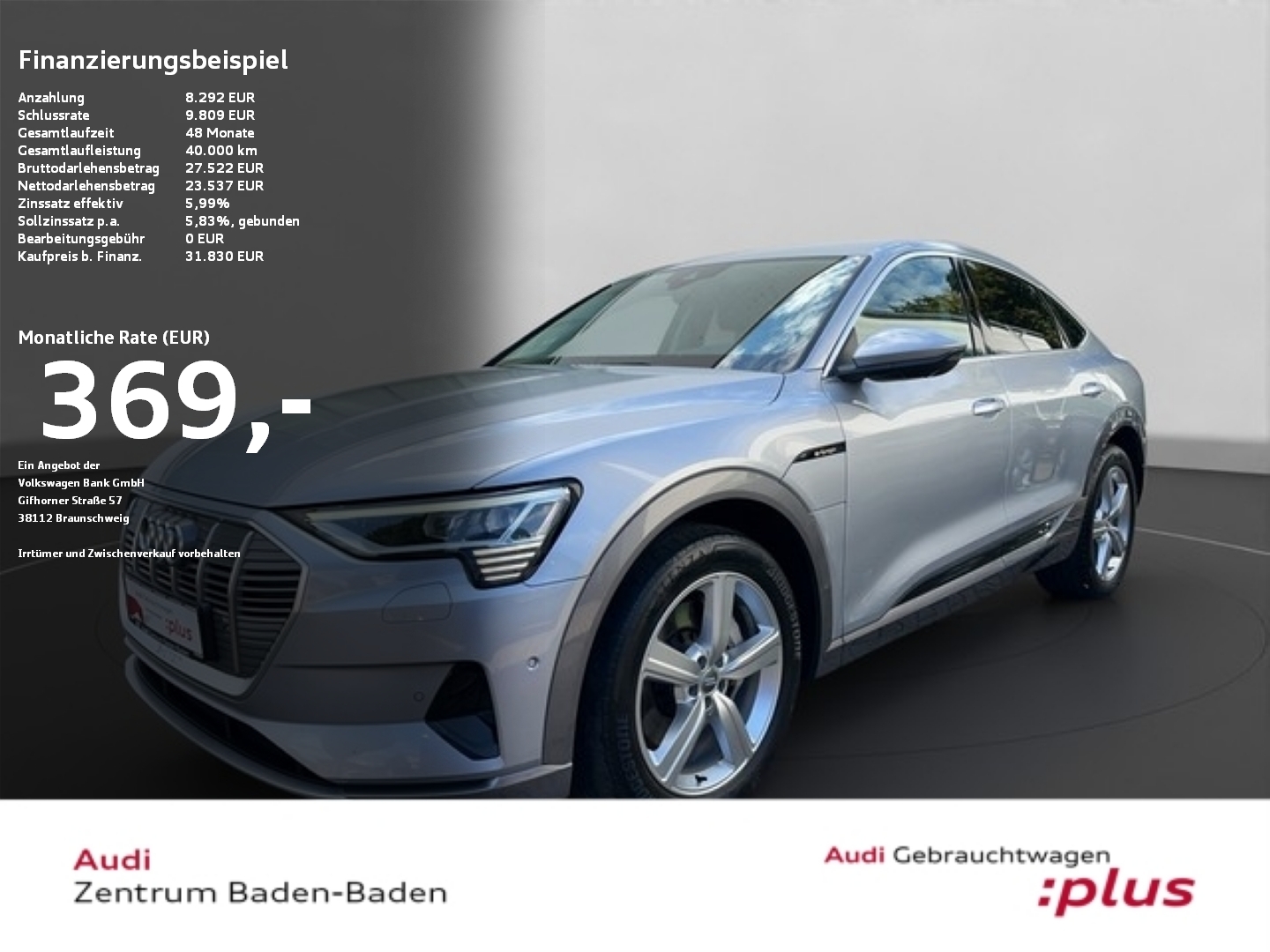 e-tron Sportback 55 quattro advanced AHK*MATRIX