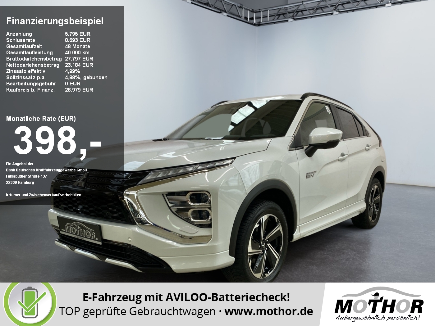 Mitsubishi Eclipse 2.4 MIVEC Cross Plus Hybrid