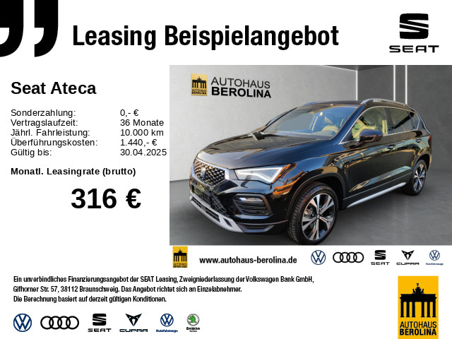 Seat Ateca 1.5 TSI Xperience BEATS °