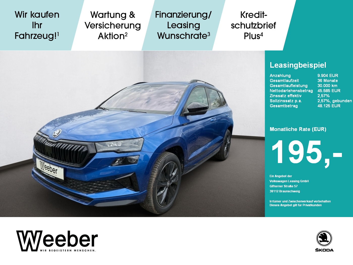 KAROQ 2.0 TSI 4x4 DSG Sportline AHK Navi LED