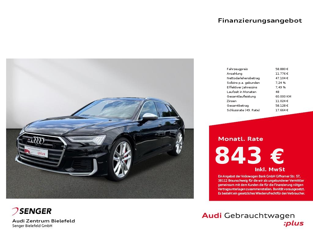 S6 Avant 3.0 TDI quattro Matrix Pano B&O AHK