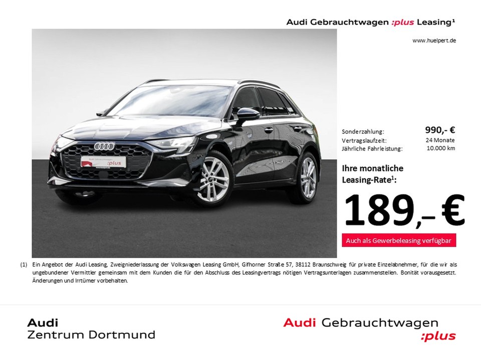 A3 Sportback 30 FACELIFT SONOS-SOUND HEAD-UP NAVI+