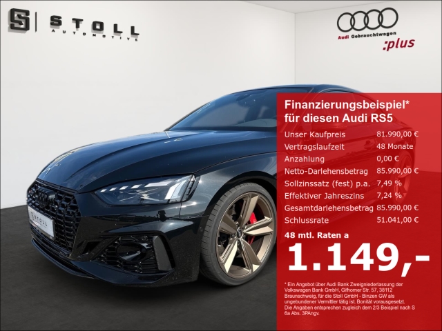 Audi RS5 Coupe Abgas Dynamikpaket