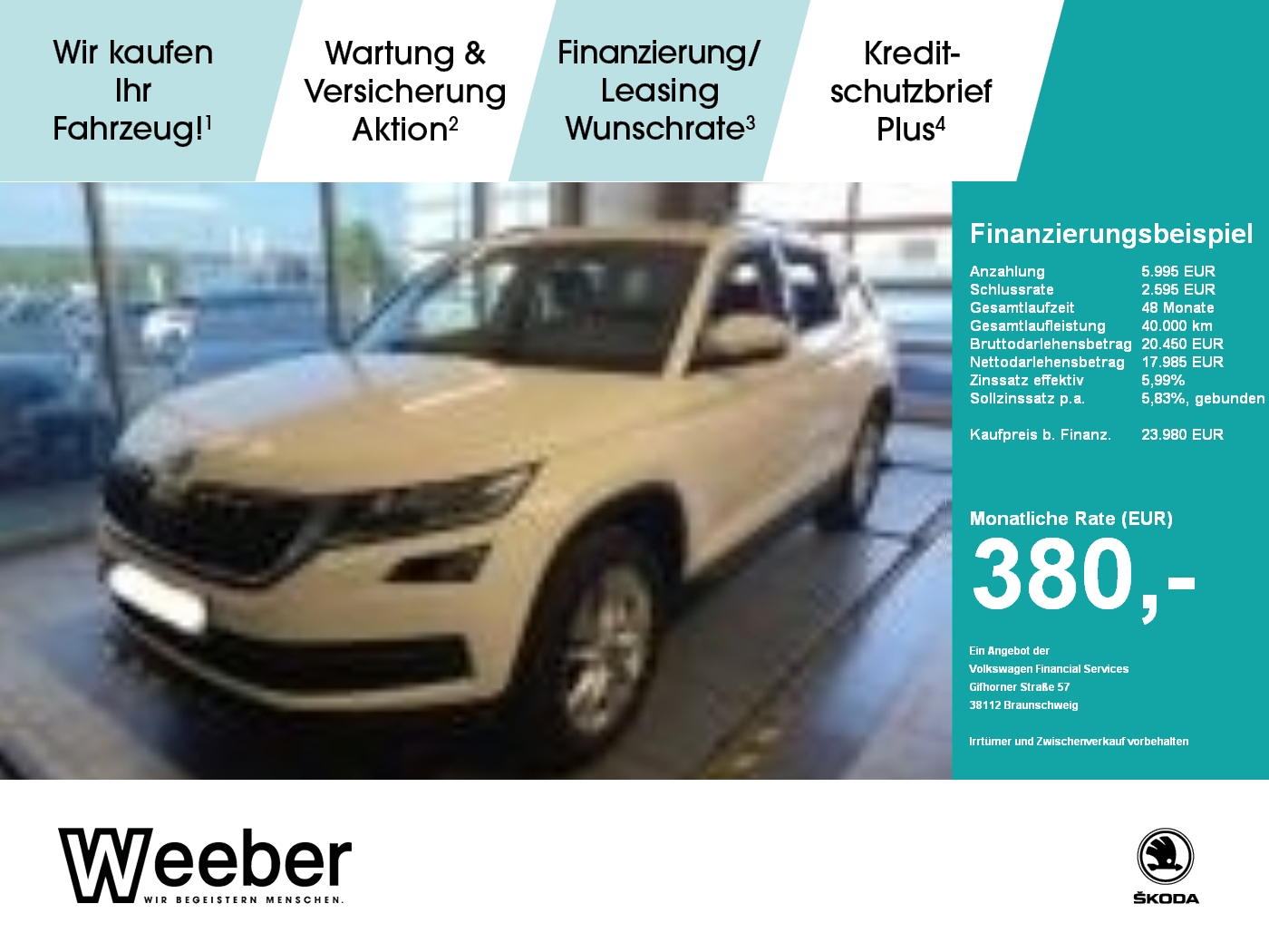 Kodiaq AMBITION*AHK*NAVI*LED*SHZ*PDC AHK Navi