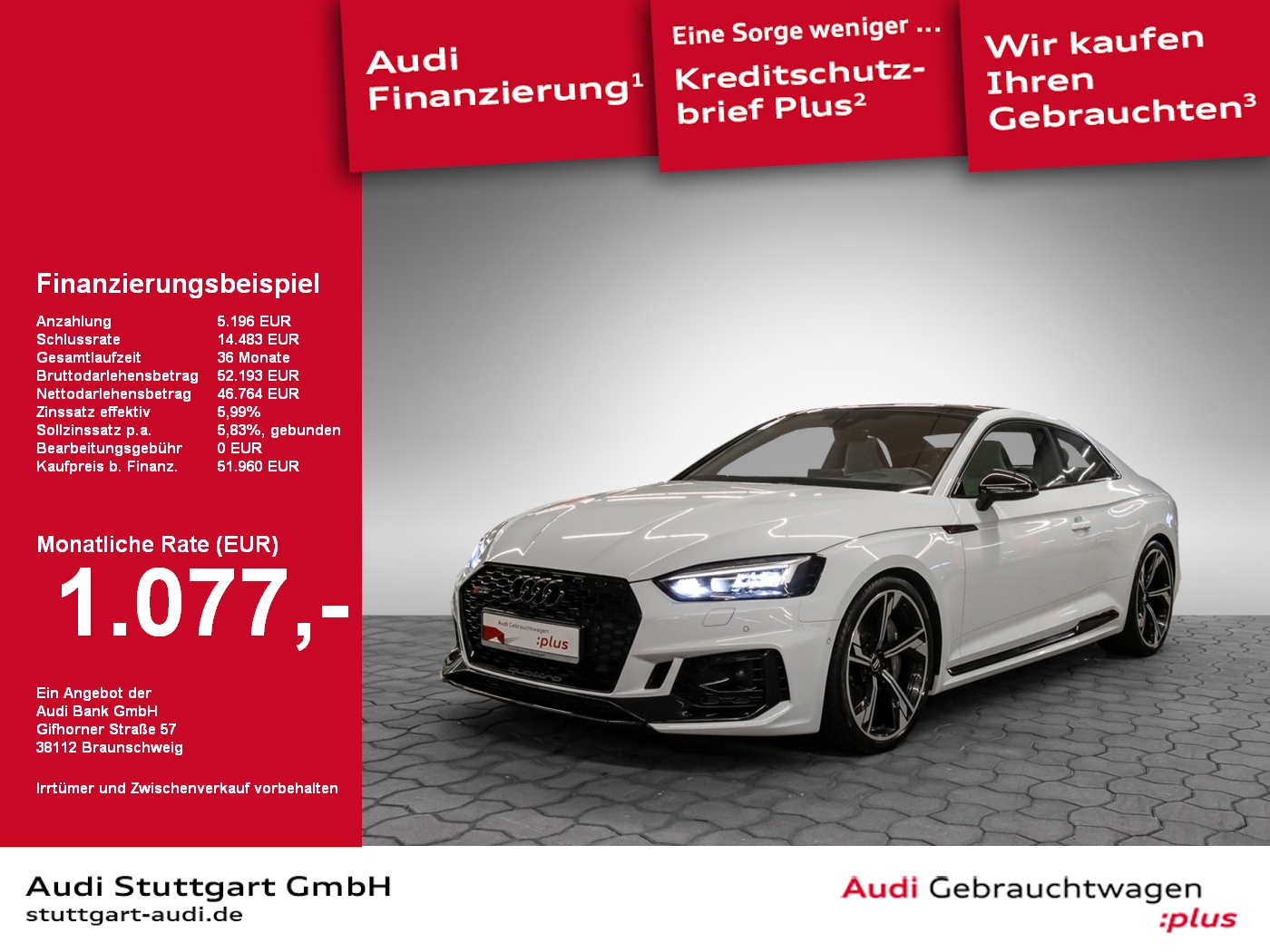 Audi RS5 2.9 TFSI qu Coupé Dynamik