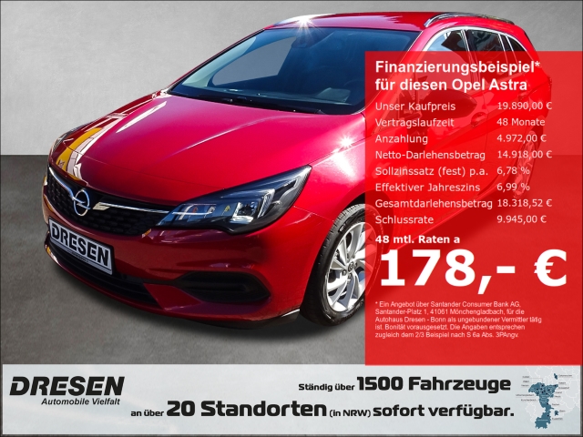 Opel Astra 1.5 K Elegance SITZ