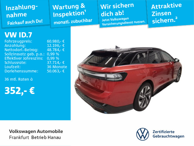 ID.7 Tourer GTX 4-Motion Pano Alu21" Anschlußgarantie