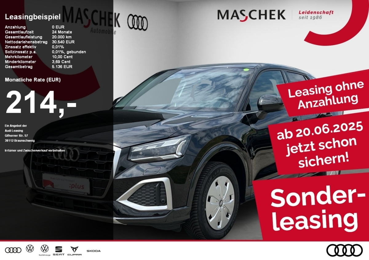 Q2 Advanced 30 TFSI AHK Pano Matrix Leder Naviplus